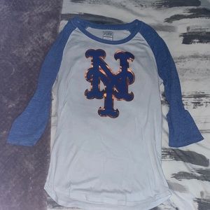 Victoria’s Secret pink New York Mets 3/4” Sleeve
